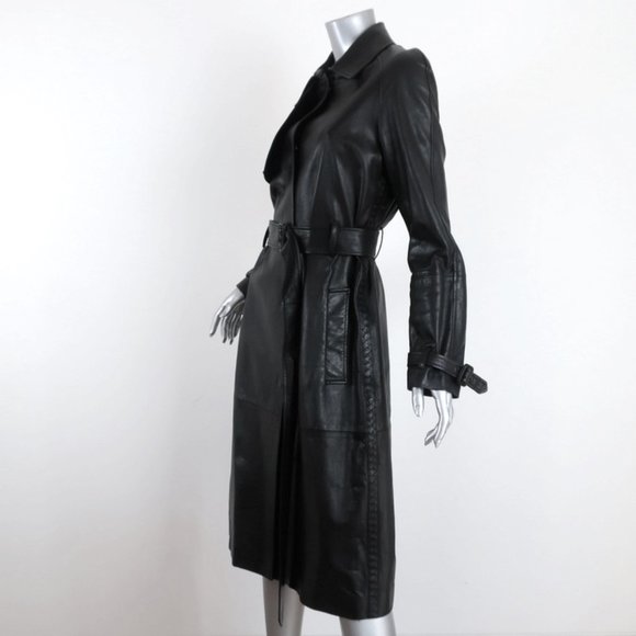 Bottega Veneta  Leather Trench Coat - Picture 5 of 10